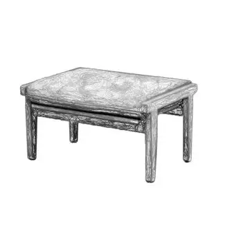 Hynde til skammel, GETAMA, GE 375S - H. J. Wegner