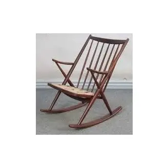 588 Hynder til gyngestol Frank Reenskaug - L&aelig;derhynder og hyndes&aelig;t